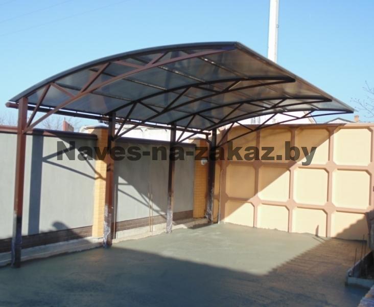 Навес консольный 4 на 6,3 в Бресте Навес консольный 4 на 6,3