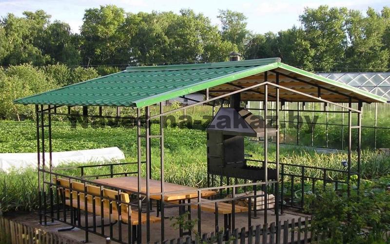 Навес для мангала 4 на 4 м в Бресте Навес для мангала 4 на 4 м
