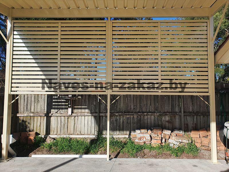 Навес для 2 машин 6 на 6 в Бресте Навес для 2 машин 6 на 6