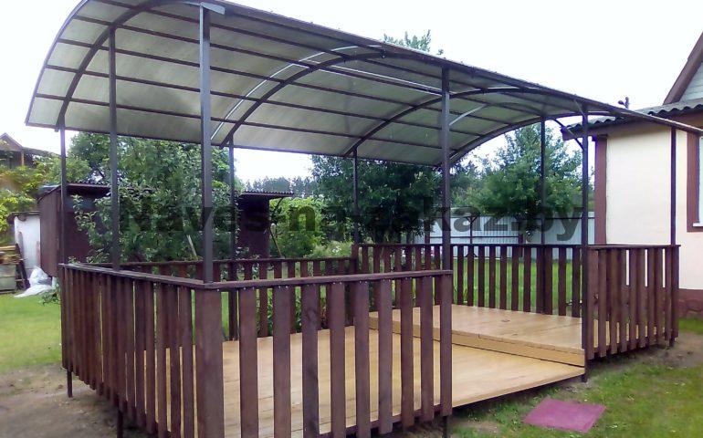 Беседка на дачу из металла 3 на 7 в Бресте Беседка на дачу из металла 3 на 7