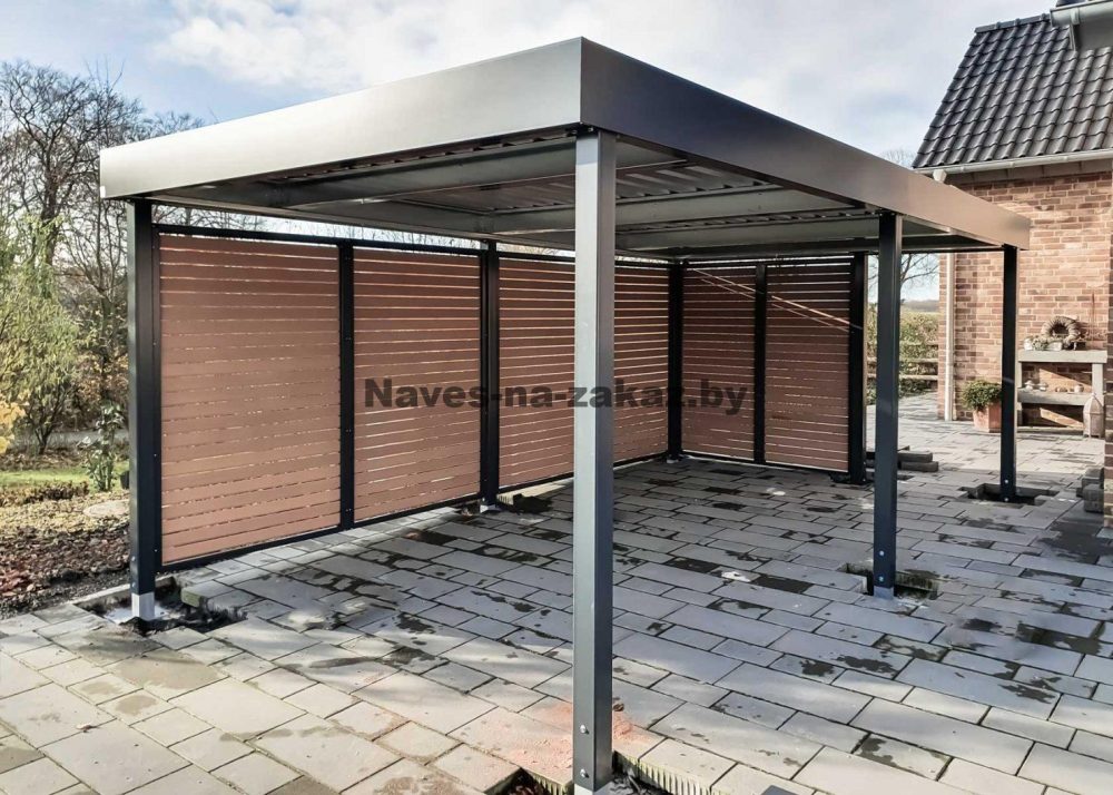 Беседка из металла в современном стиле 4 на 6 в Бресте Беседка из металла в современном стиле 4 на 6