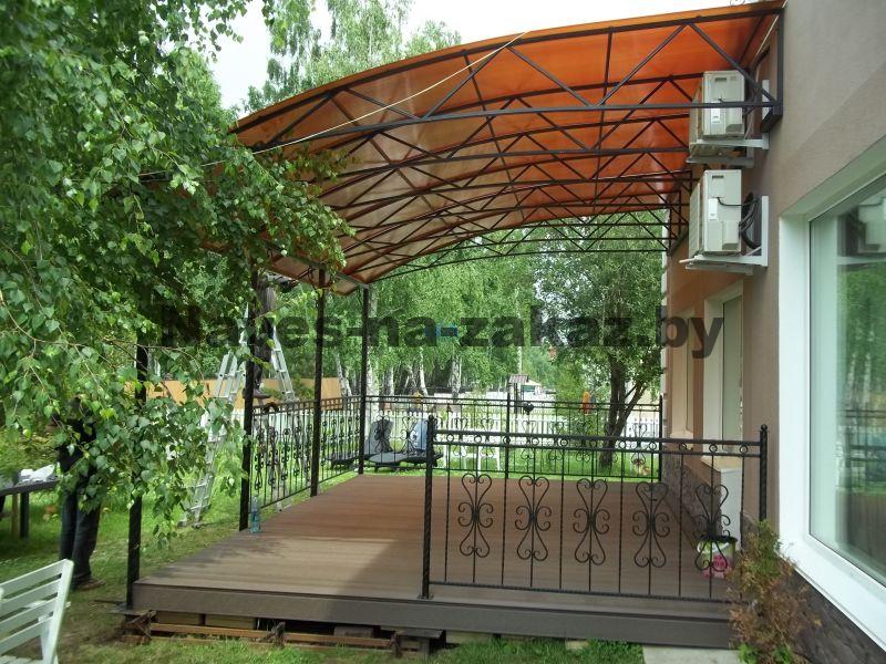 Навес для террасы 4 на 6 в Бресте Навес для террасы 4 на 6